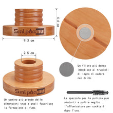 Carica l'immagine nel visualizzatore di Gallery, Kit per affumicatore per cocktail con torcia, kit per affumicatore Bourbon vecchio stile con quattro tipi di trucioli di