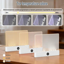 Carica l'immagine nel visualizzatore di Gallery, Lampada Libro Piatta, Luce per Libri Piatta, Luce per libri a LED intelligente, Lampada da Lettura Portatile Piatt-a, La