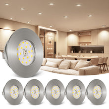 Carica l'immagine nel visualizzatore di Gallery, TaoFiaCo 6W Faretti da Incasso LED 230V Bianco Neutro 4000K, Set di 6