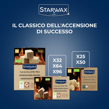 Carica l'immagine nel visualizzatore di Gallery, STARWAX Rouleaux allume-feu FSC, boîte de 50