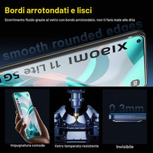 Carica l'immagine nel visualizzatore di Gallery, QULLOO Pellicola Protettiva per Xiaomi Mi 11 Lite 4G&amp;5G/11 Lite 5G NE [3 Pezzi] + Pellicola Fotocamera [3 Pezzi], 9H Dur