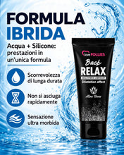 Carica l'immagine nel visualizzatore di Gallery, Lovefollies Back Relax lubrificante anale-dilatatore con anestetico | Gel Lubrificante Sessuale Intimo all'Acqua e Silic