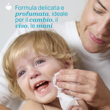 Carica l'immagine nel visualizzatore di Gallery, Chicco Salviette Neonato Megapack da 864 Salviette, Detergenti Multiuso Con Clip, Senza Alcool, Profumate, Adatte per Pelli Sensibili, con flip 2024, 12 Confezioni da 72 Salviettine