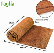 Carica l'immagine nel visualizzatore di Gallery, LATERN 30CM x 300CM Rotolo di Rivestimento in Cocco, 100% Naturale Fodera in Fibra di Cocco Tappetino Spesso in Fibra di