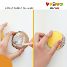 Carica l'immagine nel visualizzatore di Gallery, PRIMO - Colla Vinilica Fissante, Bottiglia 1kg con Tappo Dosatore Ideale come Colla per Tessuti Carta Legno Altro