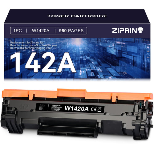 ZIPRINT 142A Toner di ricambio per HP 142A W1420A W1420X per HP toner hp laserjet m140we toner hp laserjet m110we m110w MFP m140w m139we m139w(1 nero,nessun chip)