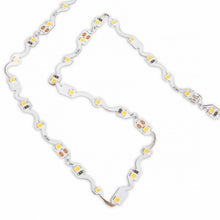 Carica l'immagine nel visualizzatore di Gallery, Mextronic Striscia LED a zig-zag 2835Z bianco freddo (6000k) 48W 5m 24V IP20