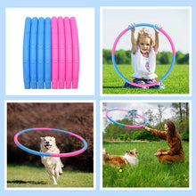 Carica l'immagine nel visualizzatore di Gallery, Hula Fitness Hoop per Bambini con 8 Parti, Diametro 70cm, 200g Portatile in Plastica Regolabile e Rimovibile, Hula Reife