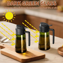 Carica l'immagine nel visualizzatore di Gallery, SWEET VIEW Spruzzatore Olio e Distributore Olio, 470 ml, in vetro resistente alla luce, per cucina, friggitrice ad aria, cucina, insalata e barbecue