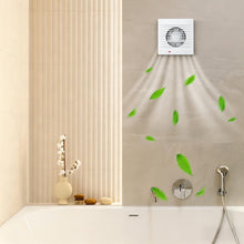 Carica l'immagine nel visualizzatore di Gallery, Aspiratore Bagno 100mm Ventola Aspirazione Bagno Silenzioso,12W Estrattore Aria Silenzioso con Valvola Antiritorno, Vent