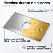 Carica l'immagine nel visualizzatore di Gallery, 36x Lame di ricambio per robot tagliaerba Mova (600, 1000, LiDAX Ultra, NAVAX AWD) – Lame in acciaio inox rivestite in t