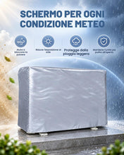 Carica l'immagine nel visualizzatore di Gallery, Copri Condizionatore Esterno, Silver Grey, 96x70x38 cm, Impermeabile e Antipolvere per Protezione Climatizzatore