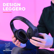 Carica l'immagine nel visualizzatore di Gallery, GXTrust Rayne Cuffie Gaming Leggere Over-Ear, Jack Audio 3.5 mm, Nero
