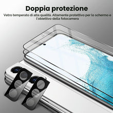 Carica l'immagine nel visualizzatore di Gallery, JETech Pellicola Protettiva per Samsung Galaxy S22 Plus, 2+2 Pezzi