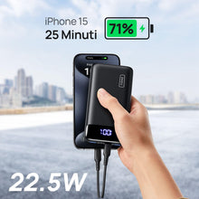 Carica l'immagine nel visualizzatore di Gallery, INIU Power Bank, 20000mAh 22,5W Powerbank Ricarica Rapida, USB C Input &amp; Output Caricatore Portatile PD3.0 QC4.0 Powerbank per iPhone 17 16 15 14 13 12 Pro Max Mini Plus Samsung S23 S22 iPad etc