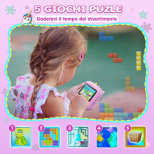 Carica l'immagine nel visualizzatore di Gallery, CAMCLID Macchina Fotografica Bambini Istantanea, 2,4 Pollici Digitale Fotocamera Bambini con 32GB Scheda e Carta Fotografica per Stampa, Regalo di Natale per Bambini dai 3-12 Anni (Viola)