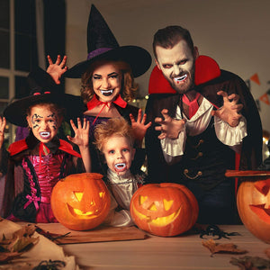 Mantello per costume di Halloween, mantello da vampiro con cappuccio, mantello con cappuccio reversibile nero rosso, mantello con cappuccio per bambini e adulti di Halloween (90 cm)