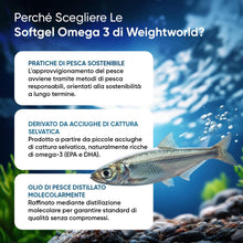 Carica l'immagine nel visualizzatore di Gallery, Omega 3 Olio di Pesce, 400 Softgel (Fornitura 1+ Anno), 1 Softgel al Giorno