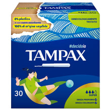 Carica l'immagine nel visualizzatore di Gallery, Tampax Super, 30 Assorbenti Interni con Applicatore in Cartone