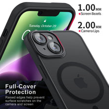 Carica l'immagine nel visualizzatore di Gallery, YLK Cover Magnetic per iPhone 14, Custodia Protettiva Completa con Magsafe,Traslucida Opaca Posteriore Sottile Antiurto 