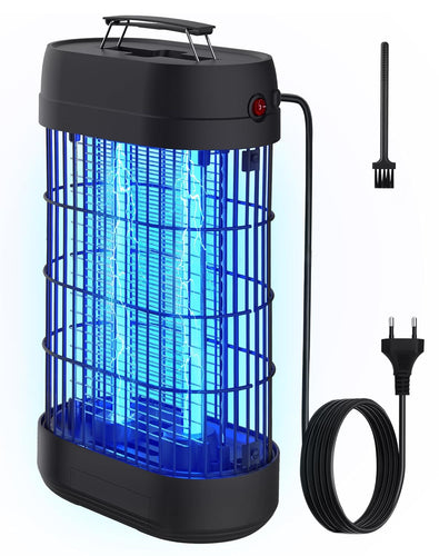 VIFLYKOO Zanzariera Elettrica,Lampada Antizanzare Elettrico Insetticida 18w 80㎡ con Luce UV e Cassetto Raccogli,Trappola per Insetti per Interni di Grandi Dimensioni per Casa Giardino Interno Esterno