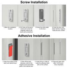 Carica l'immagine nel visualizzatore di Gallery, Calamite per Mobili Chiusura Jiayi 2 Pezzi Adesivo Chiusura Magnetica Chiusura Porta Ultra Sottile Magnetiche per Ante M
