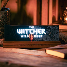 Carica l'immagine nel visualizzatore di Gallery, Neamedia The Character Company The Witcher III: Wild Hunt Lampada con Logo, Licenza Ufficiale, Lampada a LED per Il Sogg