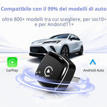 Carica l'immagine nel visualizzatore di Gallery, 2-in-1 Adattatore CarPlay Wireless, Adattatore Android Auto Wireless