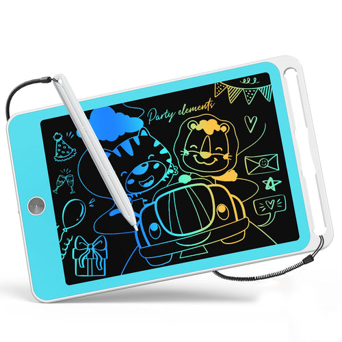 ORSEN Tavoletta Grafica LCD per Bambini 8.5 Pollici, Lavagna Cancellabile per Stimolare la Creatività, Lavagnetta Magica Regali di Compleanno Per 3 4 5 6 7 8 anni Ragazzi Ragazze (Bianco Blu)