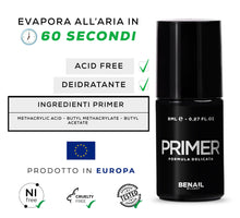 Carica l&#39;immagine nel visualizzatore di Gallery, Benail | Gel Unghie Ricostruzione, Kit preparatori e sigillante Primer Unghie Gel, Base Smipermanente, Top Coat Semipermanente per Smalto Semipermanente, Gel Unghie, Gel Ricostruzione Unghie