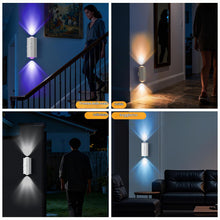 Carica l'immagine nel visualizzatore di Gallery, Applique Led da Parete Interno 2Pezzi Luce con Sensore di Movimento
