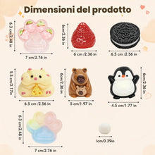 Carica l'immagine nel visualizzatore di Gallery, Set di 7 Taba Squishy, Antistress Taba Squishy