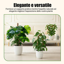 Carica l'immagine nel visualizzatore di Gallery, Tutore per Piante Monstera 120cm Extra Spesso Ø 4cm - Palo di Muschio Pieghevole in Fibra di Cocco con Anima in Allumini