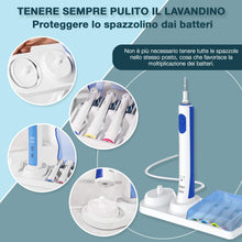 Carica l&#39;immagine nel visualizzatore di Gallery, Ph Pro Heat Porta Spazzolino Elettrico - Porta Testine Spazzolino Elettrico - Supporto per Spazzolino Compatibile per Oral B con Coperchio - Include 4 Copritestine.