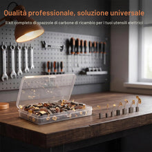 Carica l'immagine nel visualizzatore di Gallery, 100 Pezzi Spazzole di Carbone Set, Carboncini Motore, Spazzole di Ricambio