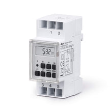 Carica l'immagine nel visualizzatore di Gallery, Sonero S-DOTH10 timer digitale per installazione su guida DIN nel pannello di controllo, 3600 W, display LCD, 10 program