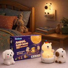 Carica l'immagine nel visualizzatore di Gallery, Luce Notturna Bambini da Presa Animali, Lucina Notte Neonato LED Regolabile