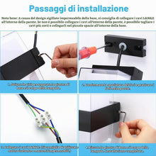 Carica l'immagine nel visualizzatore di Gallery, VivaLet 12W Applique da Parete LED Interno, IP65 Lampada da Esterno a Parete Moderna, 1200LM 3000K Up-and-Down Illuminaz