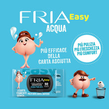 Carica l'immagine nel visualizzatore di Gallery, Fria Easy Carta Igienica Umidificata con Acqua Pura ad Effetto Calmante, Tessuto Gettabile nel WC, Dermatologicamente Te