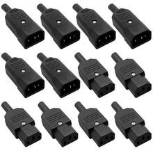 Carica l'immagine nel visualizzatore di Gallery, Spina di alimentazione IEC 320 da C14 maschio a C13 femmina AC 250 V, spina IEC 320 C14 per prolunga IEC, prolunga di co