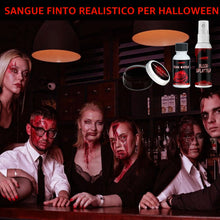 Carica l'immagine nel visualizzatore di Gallery, 8 pcs Kit per Trucchi Halloween Make Up, Finto Che Fa Cicatrice Artificiale