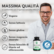 Carica l'immagine nel visualizzatore di Gallery, Green Naturals Glicina 2.000 mg al giorno – 180 capsule