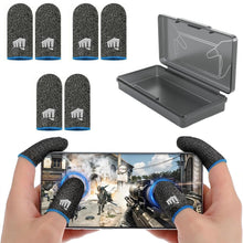 Carica l'immagine nel visualizzatore di Gallery, 3 paio Culle per dita da gioco mobili, e 1 scatola, supporto per pollice touch screen, culle per dita da gioco traspiran