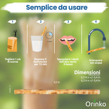 Carica l'immagine nel visualizzatore di Gallery, ORINKO® Siwak per Denti Naturale x5 - Spazzolino Ecologico per Pulizia e Sbiancamento Denti - Miswak Africano per Cura N