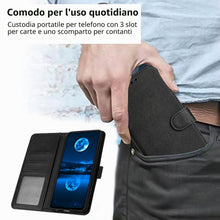 Carica l'immagine nel visualizzatore di Gallery, PanXCase Cover Libro per Motorola Moto E14 / G04 / G04s / G24 - Custodia PU Pelle Wallet, Supporto Magnetica Antiurto An