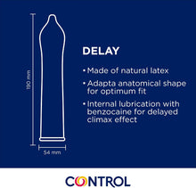 Carica l'immagine nel visualizzatore di Gallery, Control Retard Preservativi in Lattice Naturale con Lubrificante Interno - 24 Profilattici