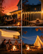 Carica l'immagine nel visualizzatore di Gallery, Suright Catena Luminosa Esterno Solare, 13m 60 LED Luci Solari da Giardino