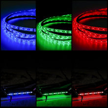 Carica l'immagine nel visualizzatore di Gallery, Strisce luminose RGB per monopattino elettrico Xiaomi-m365 con telecomando, impermeabili per skateboard, monopattino, fe