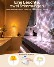 Carica l'immagine nel visualizzatore di Gallery, Lampada da doccia impermeabile IP54, a batteria, con proiettore a 16 colori