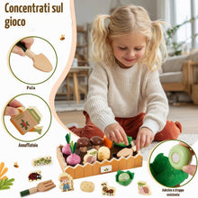 Carica l'immagine nel visualizzatore di Gallery, HERSITY Giochi Legno per Bambini 2 anni, Verdure Giocattolo Fattoria Gioco